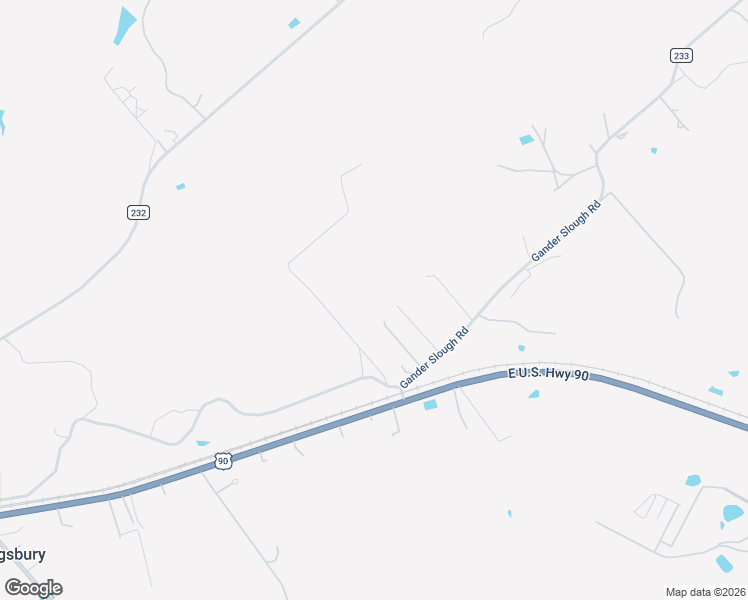 map of restaurants, bars, coffee shops, grocery stores, and more near 250 Gander Slough Road in Kingsbury