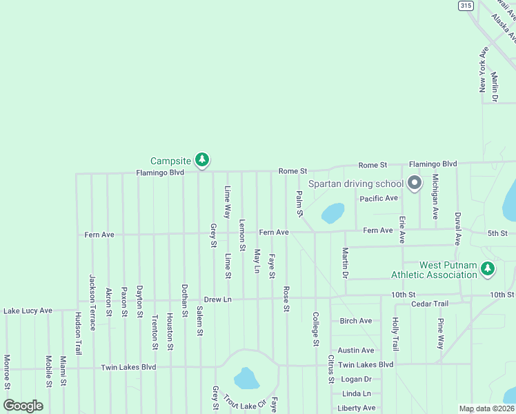 map of restaurants, bars, coffee shops, grocery stores, and more near in Interlachen