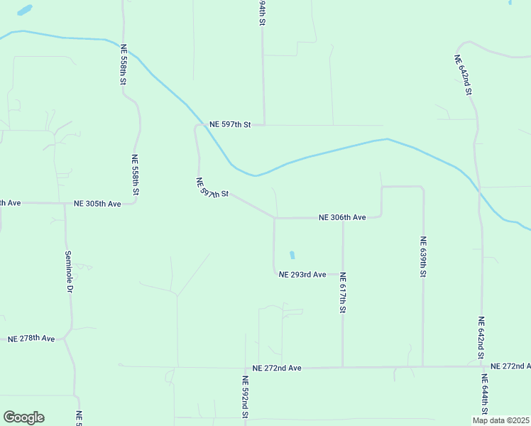 map of restaurants, bars, coffee shops, grocery stores, and more near Big Oaks Drive in Dixie County