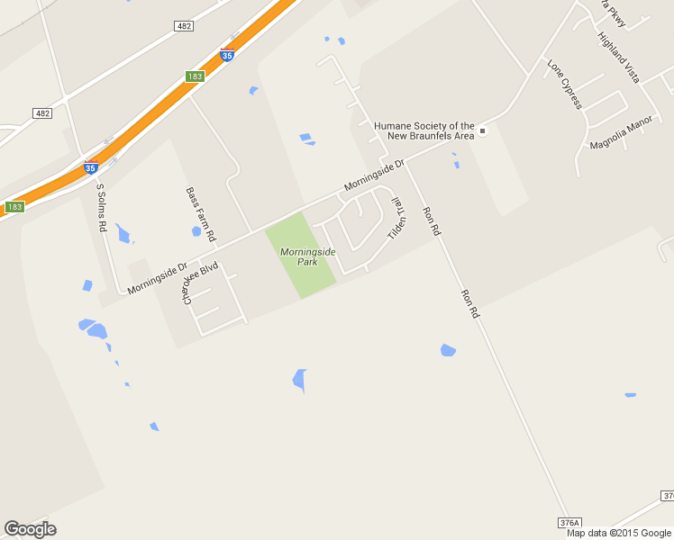 map of restaurants, bars, coffee shops, grocery stores, and more near 650 San Augustine Boulevard in New Braunfels