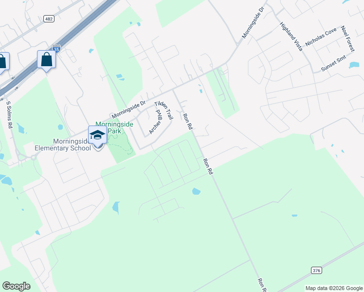 map of restaurants, bars, coffee shops, grocery stores, and more near 521 Ron Road in Marion