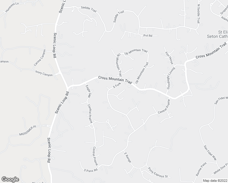map of restaurants, bars, coffee shops, grocery stores, and more near 23340 S Fork in San Antonio