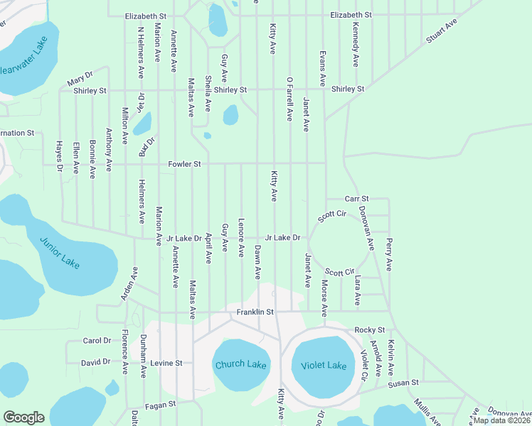 map of restaurants, bars, coffee shops, grocery stores, and more near 312 Dawn Avenue in Interlachen