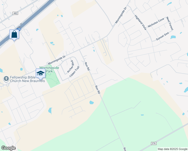 map of restaurants, bars, coffee shops, grocery stores, and more near 521 Ron Road in Marion