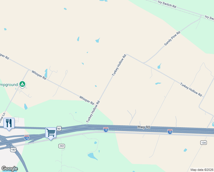 map of restaurants, bars, coffee shops, grocery stores, and more near 393 Turkey Hollow Road in Luling