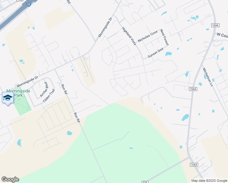 map of restaurants, bars, coffee shops, grocery stores, and more near 1044 Buffalo Grove in New Braunfels