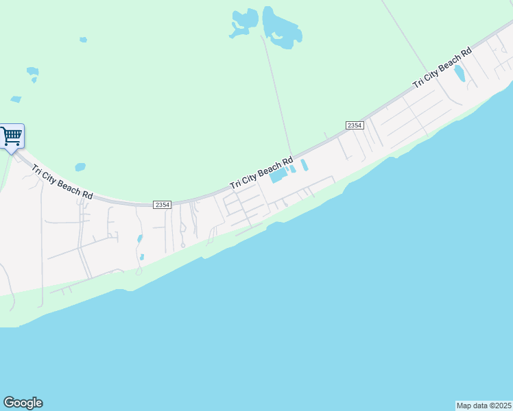 map of restaurants, bars, coffee shops, grocery stores, and more near 7203 Ocean Drive in Beach City