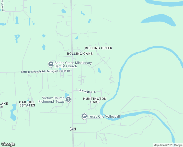 map of restaurants, bars, coffee shops, grocery stores, and more near 6623 Riva Ridge Drive in Richmond