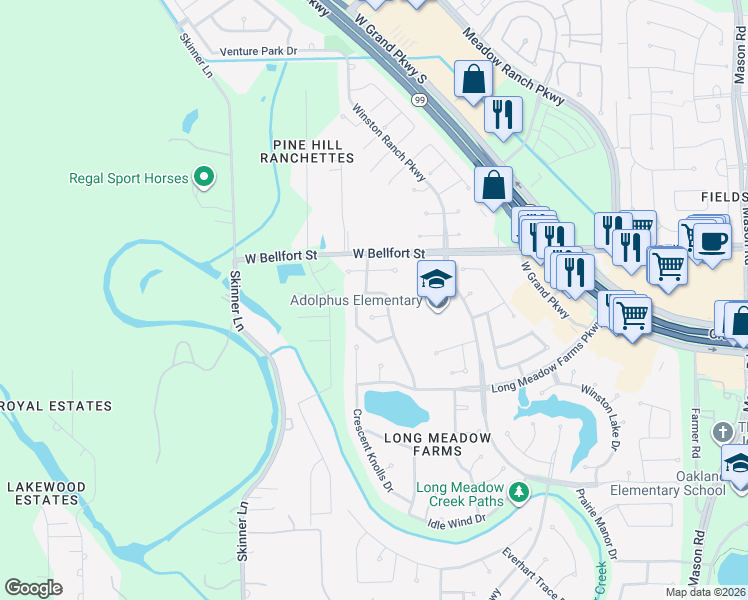 map of restaurants, bars, coffee shops, grocery stores, and more near 21311 Autumn Manor Drive in Richmond