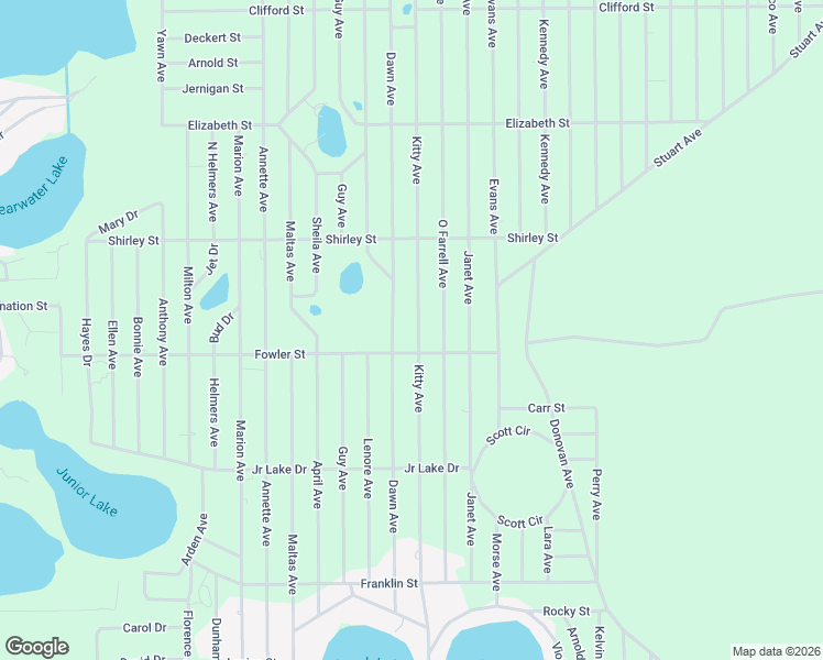 map of restaurants, bars, coffee shops, grocery stores, and more near 507 Kitty Avenue in Interlachen