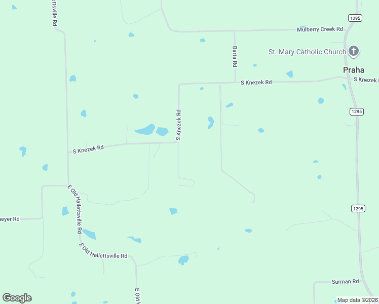 map of restaurants, bars, coffee shops, grocery stores, and more near 2020 South Knezek Road in Flatonia