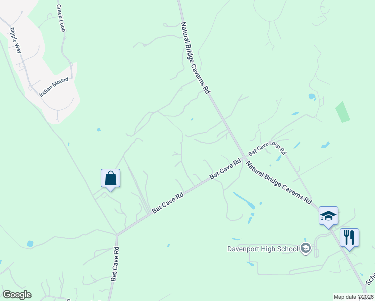 map of restaurants, bars, coffee shops, grocery stores, and more near 23970 Cavern Oak in San Antonio