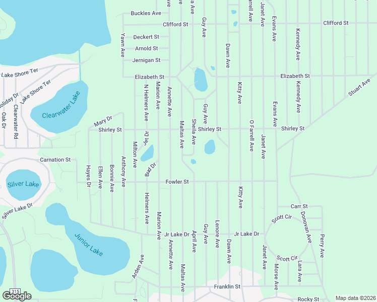 map of restaurants, bars, coffee shops, grocery stores, and more near 111 Sheila Avenue in Interlachen