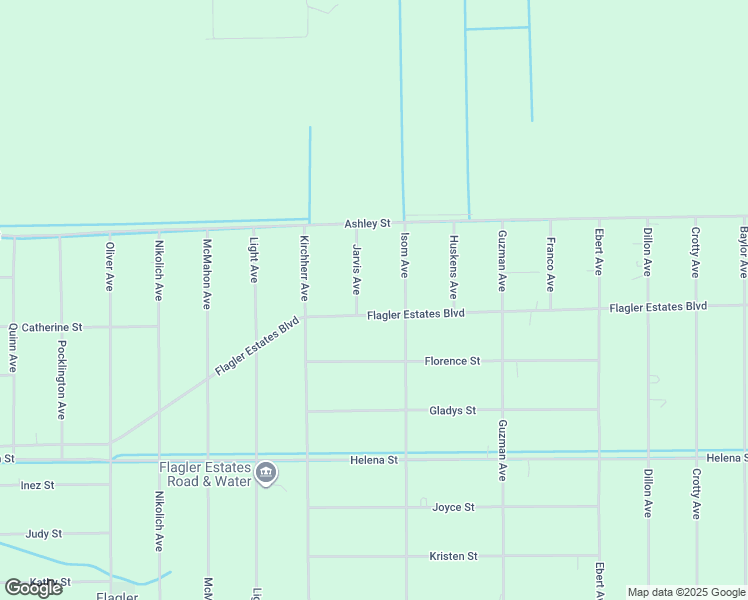 map of restaurants, bars, coffee shops, grocery stores, and more near 4420 Flagler Estates Boulevard in Hastings