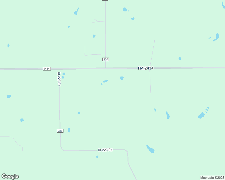 map of restaurants, bars, coffee shops, grocery stores, and more near 1288 FM 2434 in Weimar