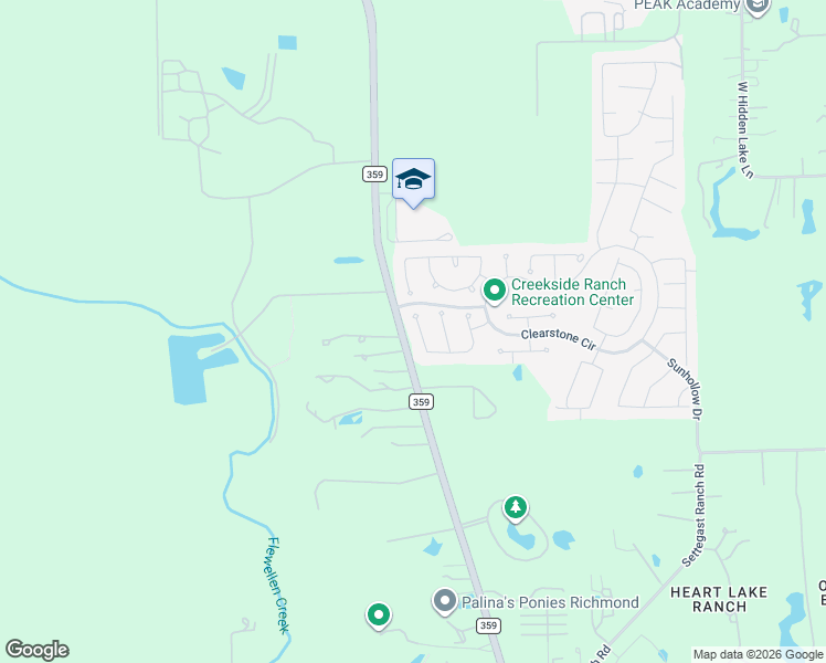 map of restaurants, bars, coffee shops, grocery stores, and more near 9631 Lost Woods Drive in Richmond