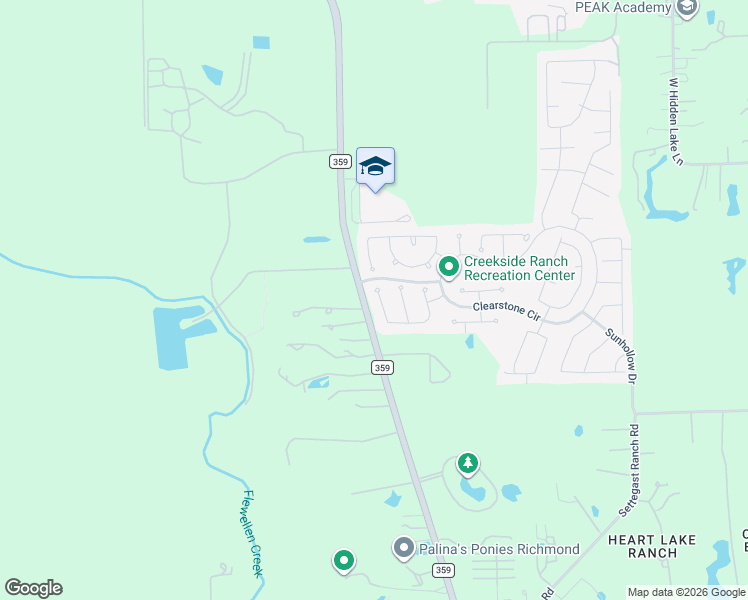 map of restaurants, bars, coffee shops, grocery stores, and more near 9631 Lost Woods Drive in Richmond