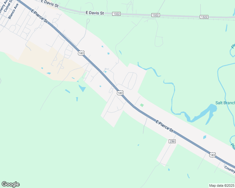 map of restaurants, bars, coffee shops, grocery stores, and more near 194 Falcon Drive in Luling