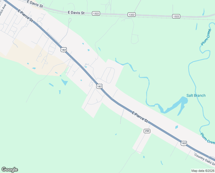 map of restaurants, bars, coffee shops, grocery stores, and more near 170 Oak Creek Circle in Luling