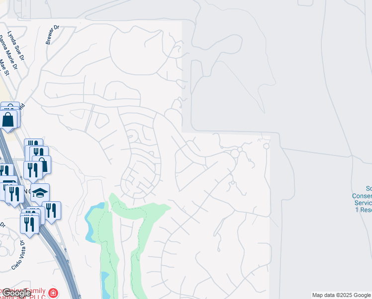 map of restaurants, bars, coffee shops, grocery stores, and more near 10 Chaumont in San Antonio