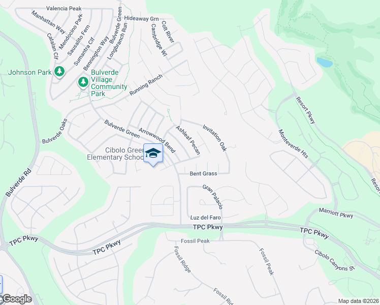map of restaurants, bars, coffee shops, grocery stores, and more near 3915 Torey Mesquite in San Antonio