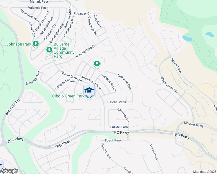 map of restaurants, bars, coffee shops, grocery stores, and more near 3915 Torey Mesquite in San Antonio