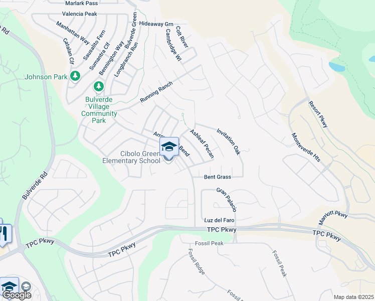map of restaurants, bars, coffee shops, grocery stores, and more near 3827 Arrowwood Bend in San Antonio