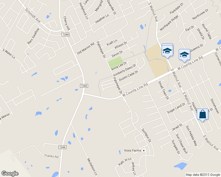 map of restaurants, bars, coffee shops, grocery stores, and more near 1739 Joy Spring in New Braunfels