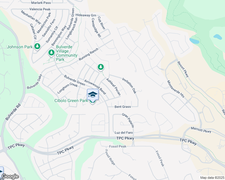 map of restaurants, bars, coffee shops, grocery stores, and more near 3915 Torey Mesquite in San Antonio