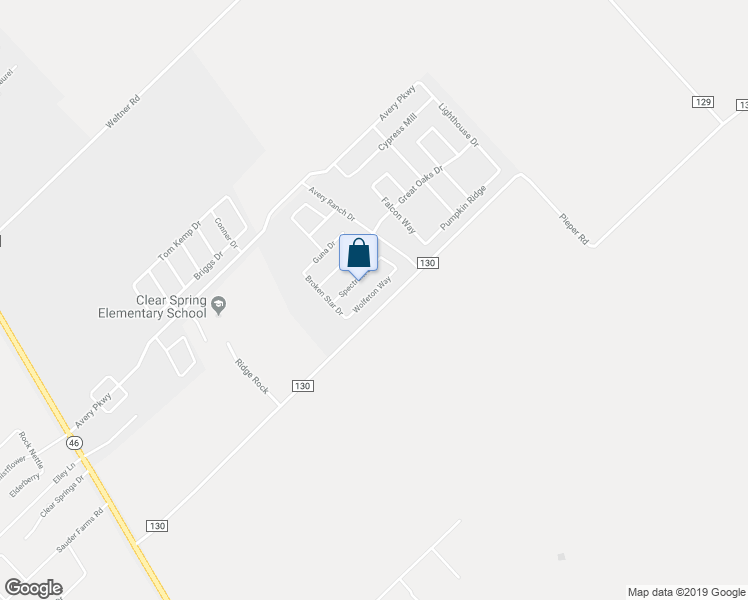 map of restaurants, bars, coffee shops, grocery stores, and more near 758 Wolfeton Way in New Braunfels