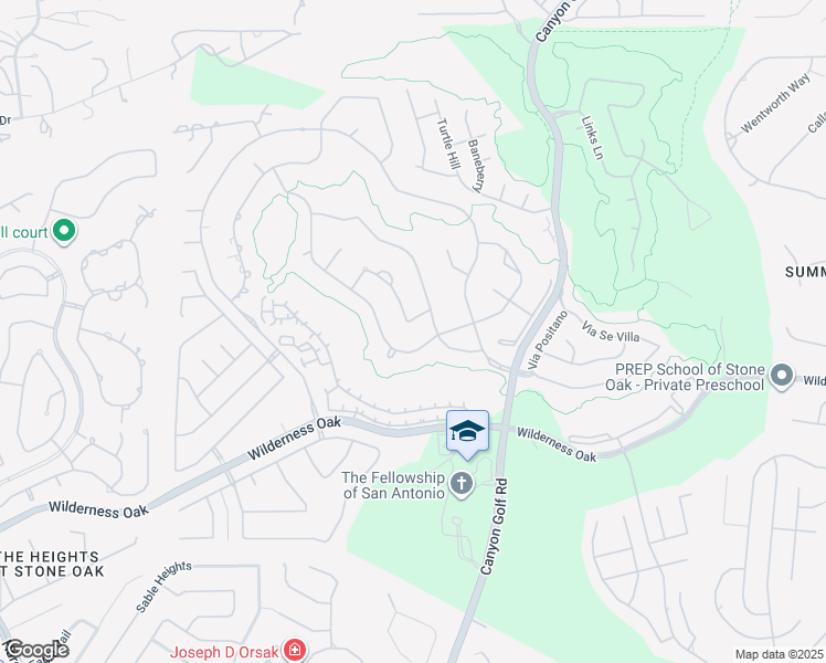 map of restaurants, bars, coffee shops, grocery stores, and more near 860 Hansen Greens in San Antonio