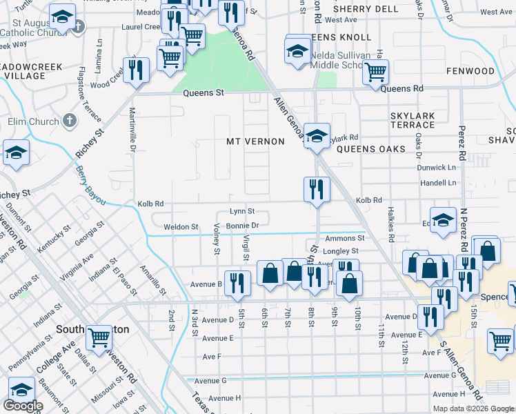 map of restaurants, bars, coffee shops, grocery stores, and more near 1309 Carpenter Avenue in Pasadena