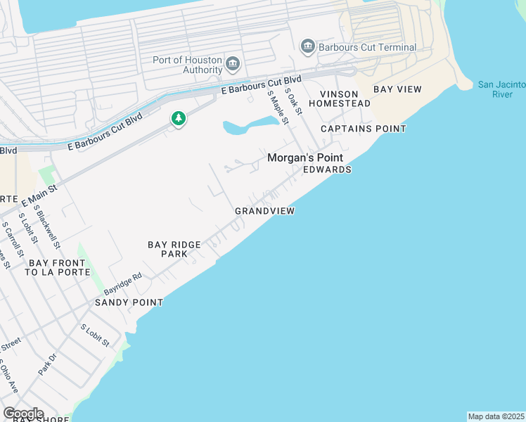 map of restaurants, bars, coffee shops, grocery stores, and more near 427 Bayridge Road in La Porte