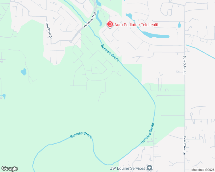 map of restaurants, bars, coffee shops, grocery stores, and more near Trickle Creek Court in Fulshear