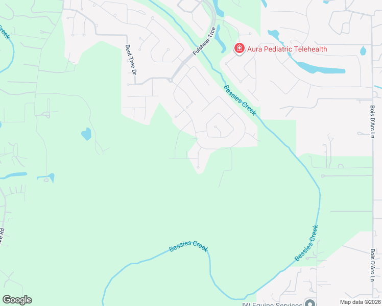 map of restaurants, bars, coffee shops, grocery stores, and more near Trickle Creek Court in Fulshear