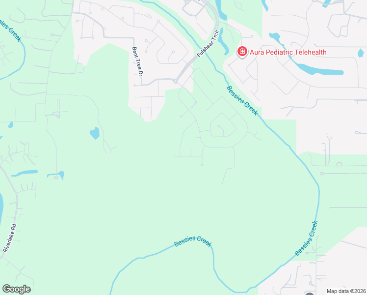 map of restaurants, bars, coffee shops, grocery stores, and more near Trickle Creek Court in Fulshear