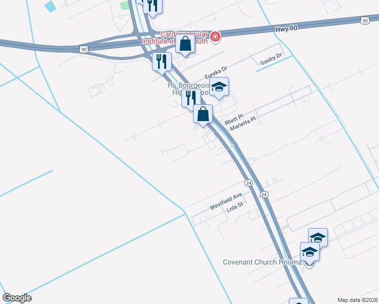 map of restaurants, bars, coffee shops, grocery stores, and more near 101 Charlotte Street in Gray