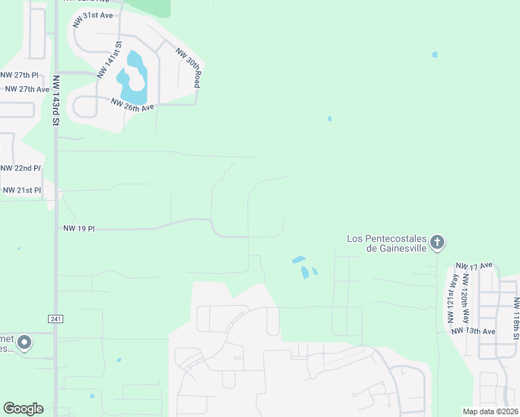 map of restaurants, bars, coffee shops, grocery stores, and more near 2011 Northwest 133rd Terrace in Gainesville