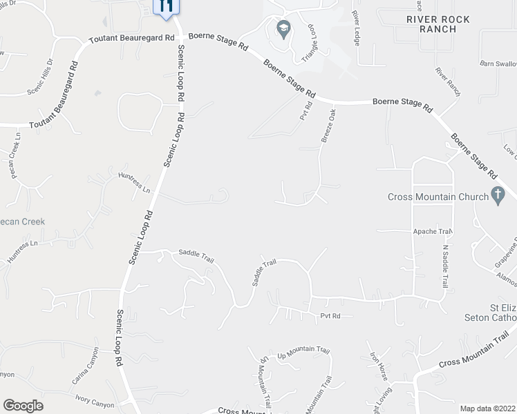 map of restaurants, bars, coffee shops, grocery stores, and more near 24710 Breeze Oak in San Antonio