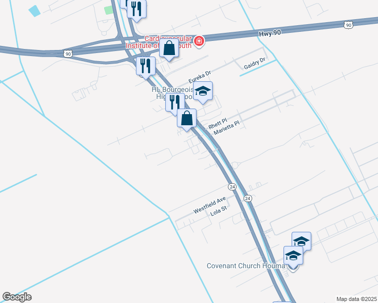 map of restaurants, bars, coffee shops, grocery stores, and more near 101-229 Charlotte Street in Gray