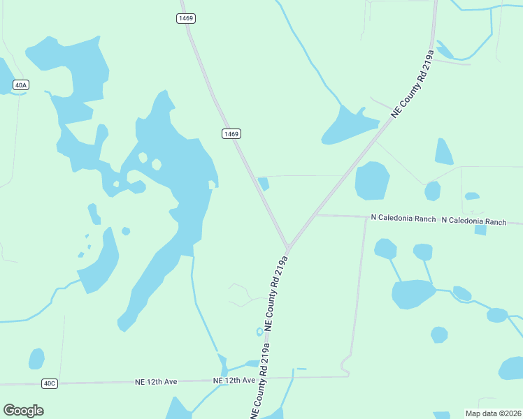 map of restaurants, bars, coffee shops, grocery stores, and more near 2102 County Road 1469 in Melrose