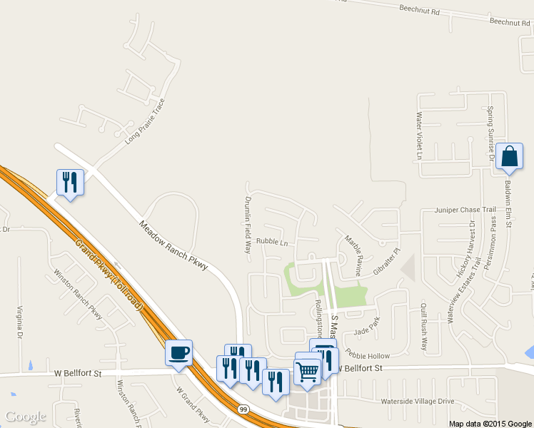 map of restaurants, bars, coffee shops, grocery stores, and more near 20711 Sapphire Lake Rd in Richmond