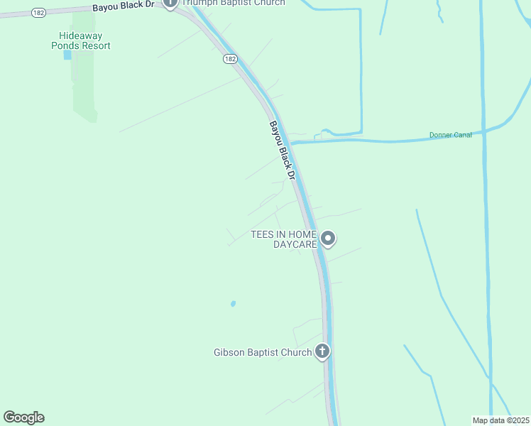 map of restaurants, bars, coffee shops, grocery stores, and more near 116 Oak Forest Drive in Gibson