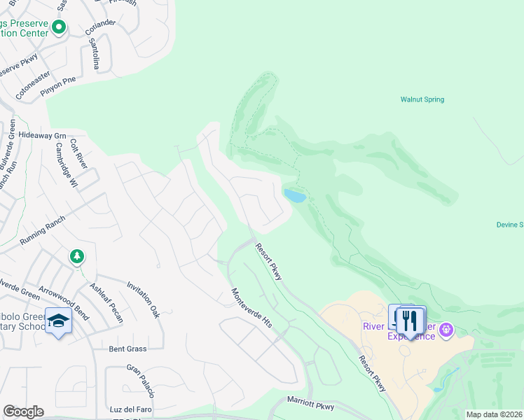 map of restaurants, bars, coffee shops, grocery stores, and more near Malka in San Antonio