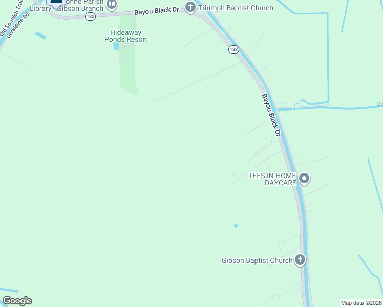 map of restaurants, bars, coffee shops, grocery stores, and more near 120 Rochel Lane in Gibson