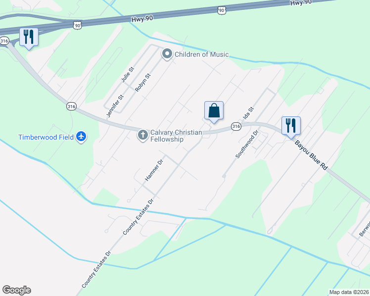 map of restaurants, bars, coffee shops, grocery stores, and more near 100-198 Mr Macs Court in Gray