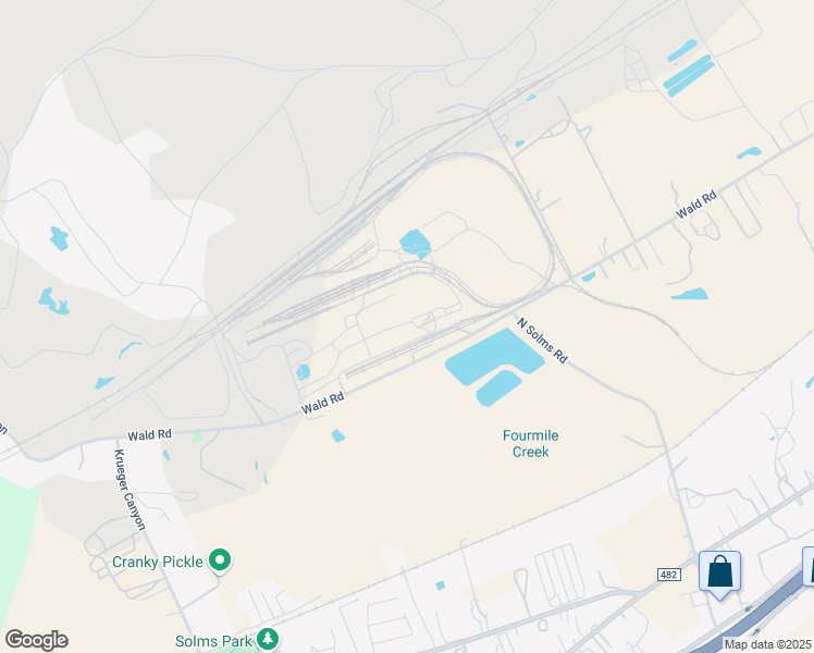 map of restaurants, bars, coffee shops, grocery stores, and more near 2580 Wald Road in New Braunfels