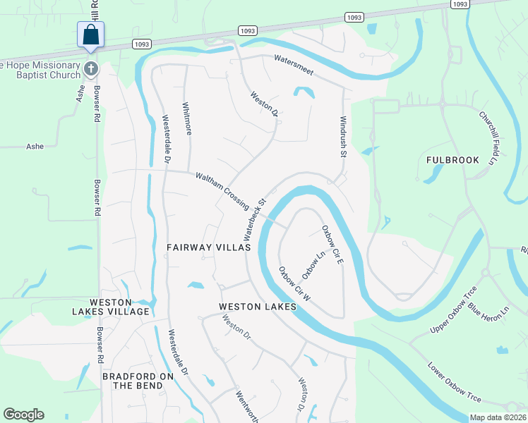 map of restaurants, bars, coffee shops, grocery stores, and more near 5102 Waterbeck Street in Fulshear