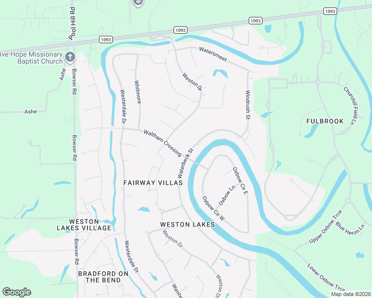 map of restaurants, bars, coffee shops, grocery stores, and more near 5102 Waterbeck Street in Fulshear