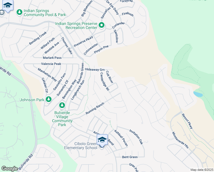 map of restaurants, bars, coffee shops, grocery stores, and more near 3703 Fringe Breeze in San Antonio